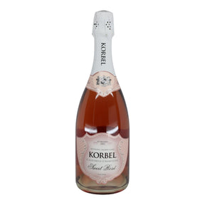 Korbel California Sweet Rose Sparkling Wine bottle 750mL from USA