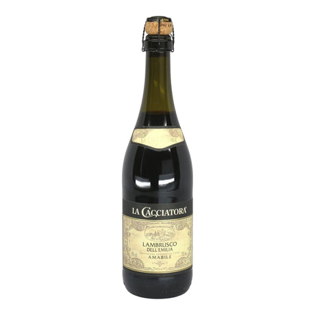 La Cacciatora Lambrusco dellEmilia NV sparkling wine bottle 750mL from Italy