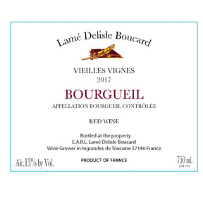 Lame Delisle Boucard Bourgueil Vieilles Vignes 2022 red wine bottle 750mL from France