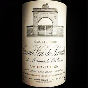Leoville-Las Cases St. Julien 2000 red wine bottle 750mL from France