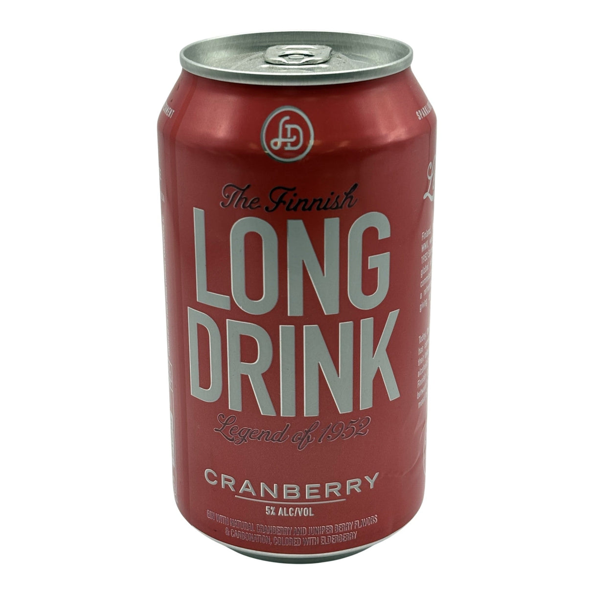 Long Drink Cranberry Cocktail CAN 355mL bottle from Canada