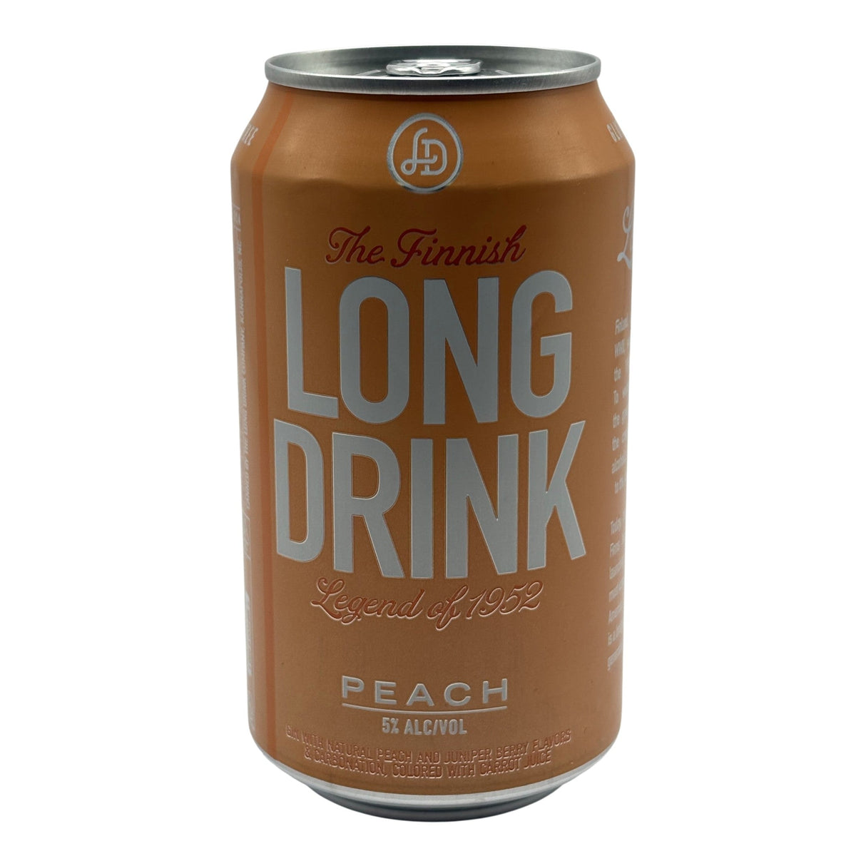 Long Drink Peach Cocktail CAN 355mL bottle from Canada