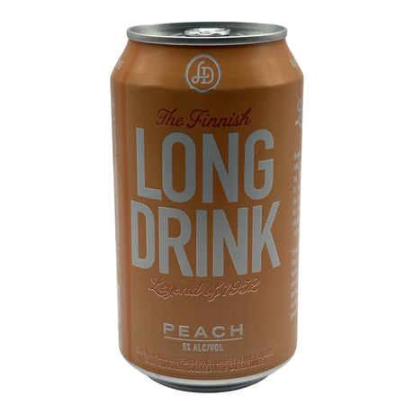 Long Drink Peach Cocktail CAN 355mL bottle from Canada