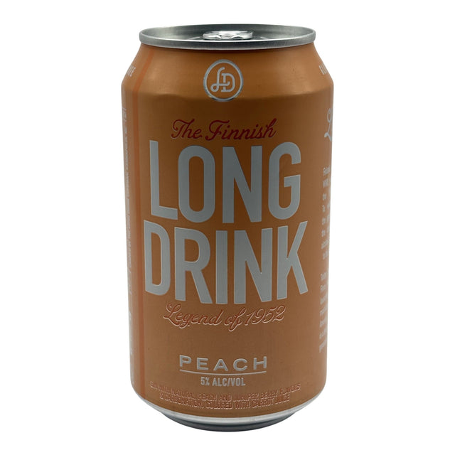 Long Drink Peach Cocktail CAN 355mL bottle from Canada