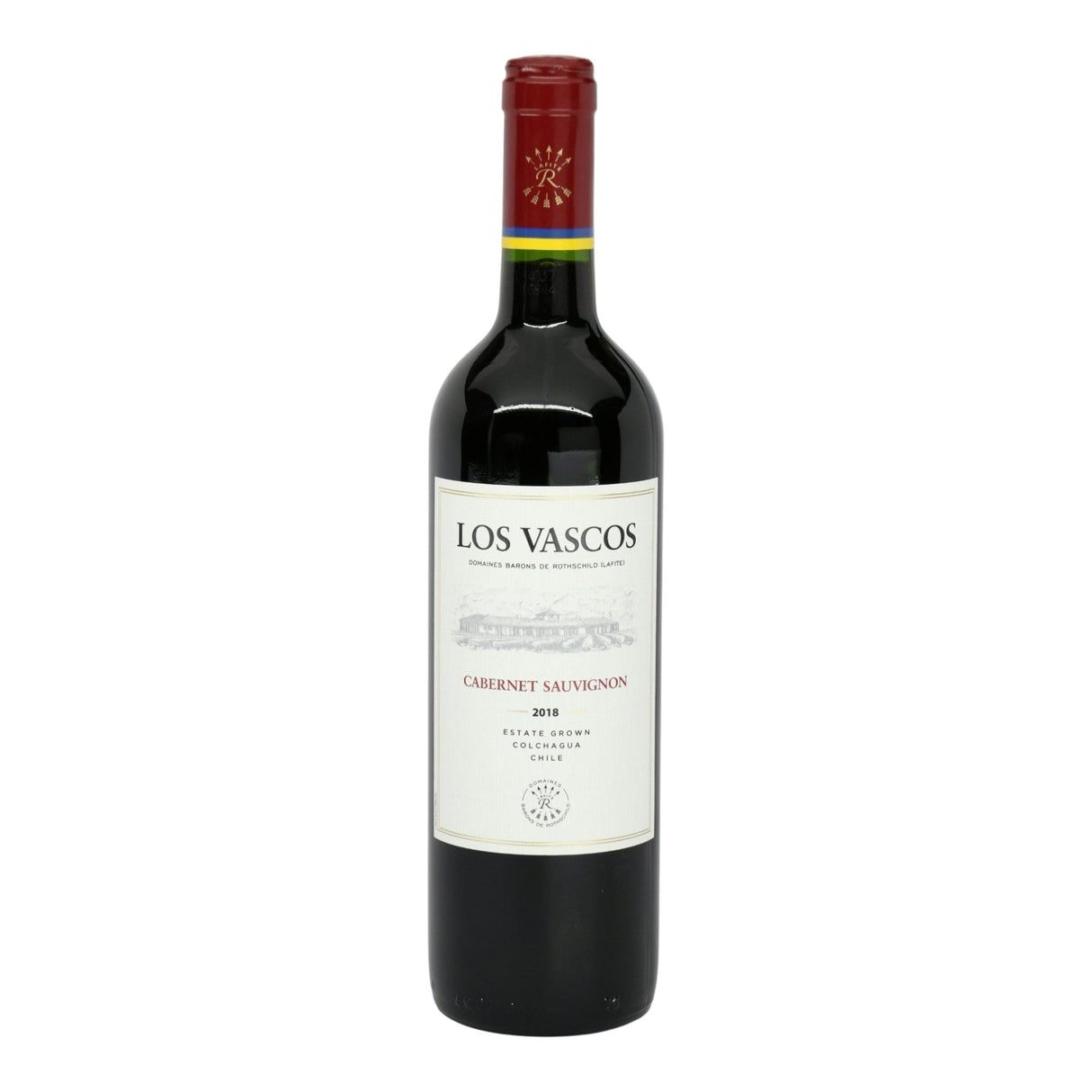 Los Vascos Colchagua Valley Cabernet Sauvignon 2022 red wine bottle 750mL from Chile