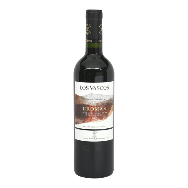 Los Vascos Cromas Grande Reserva Cabernet Sauvignon 2020 red wine bottle 750mL from Chile