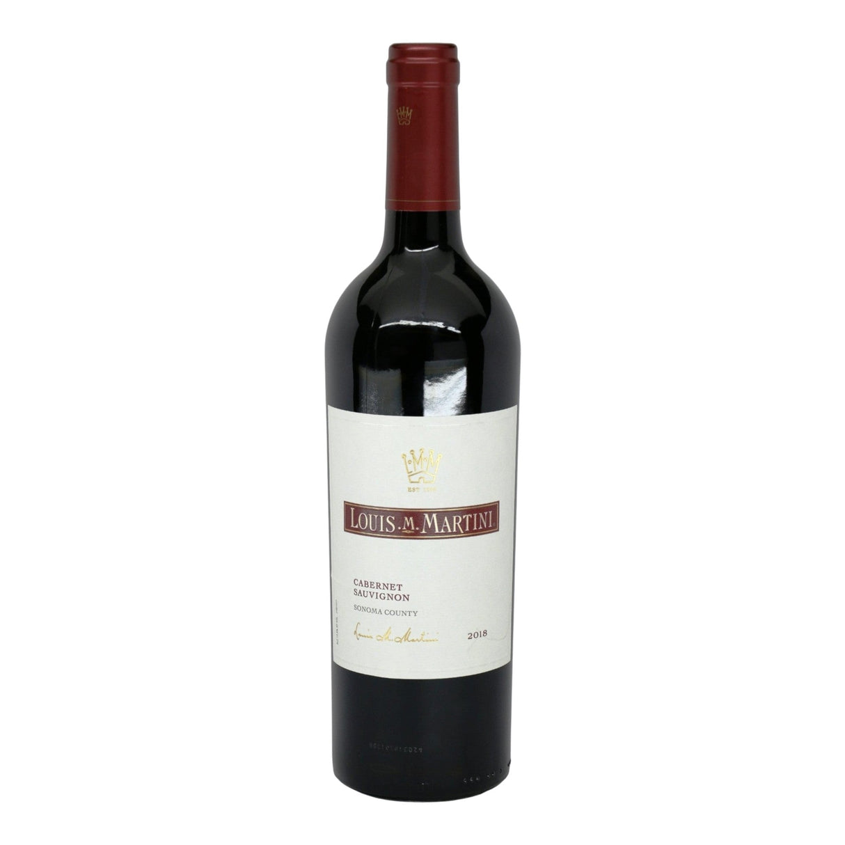 Louis Martini Prati Sonoma Cabernet Sauvignon 2022 red wine bottle 750mL from USA