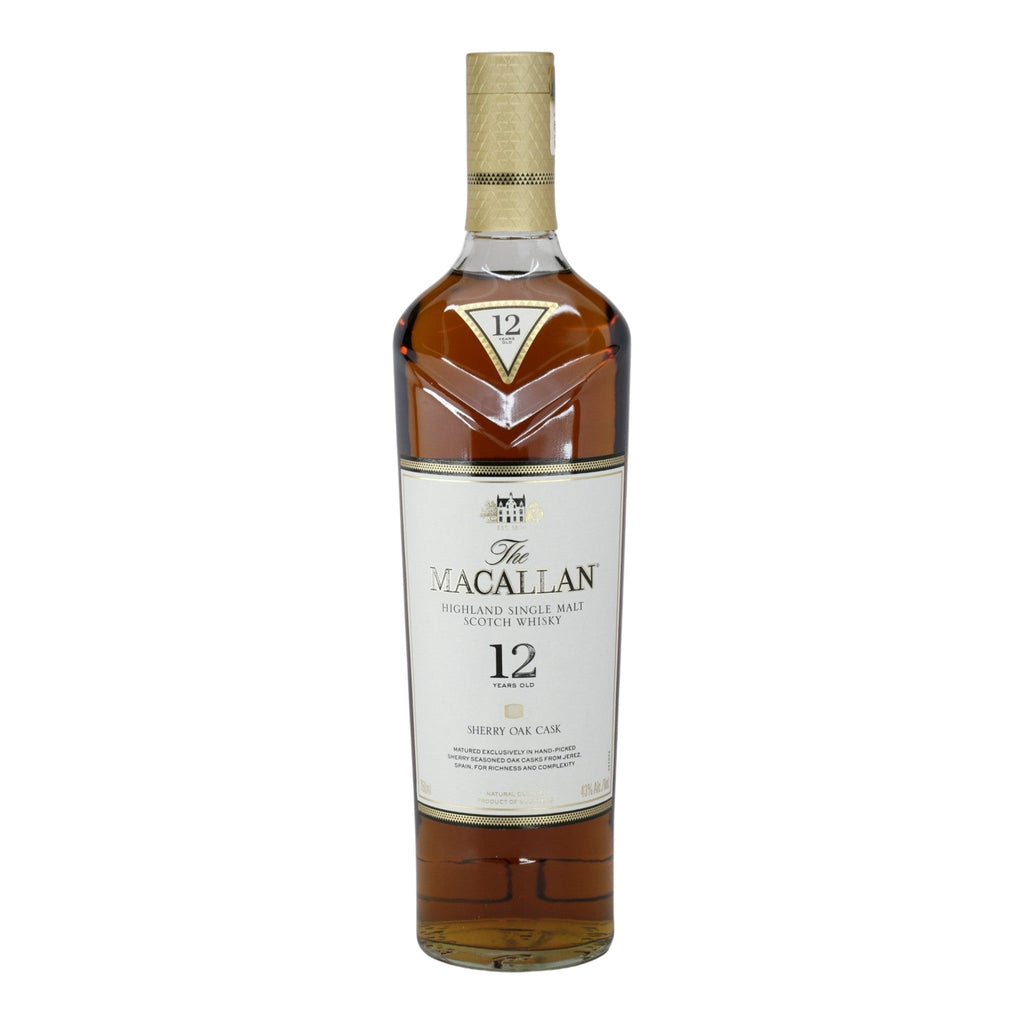 ☆*☆様 The Macallan 12年 シングルモルトウイスキー 750ml Macallan 12 Year Sherry Oak Cask Single Malt Scotch Whisky 750ml