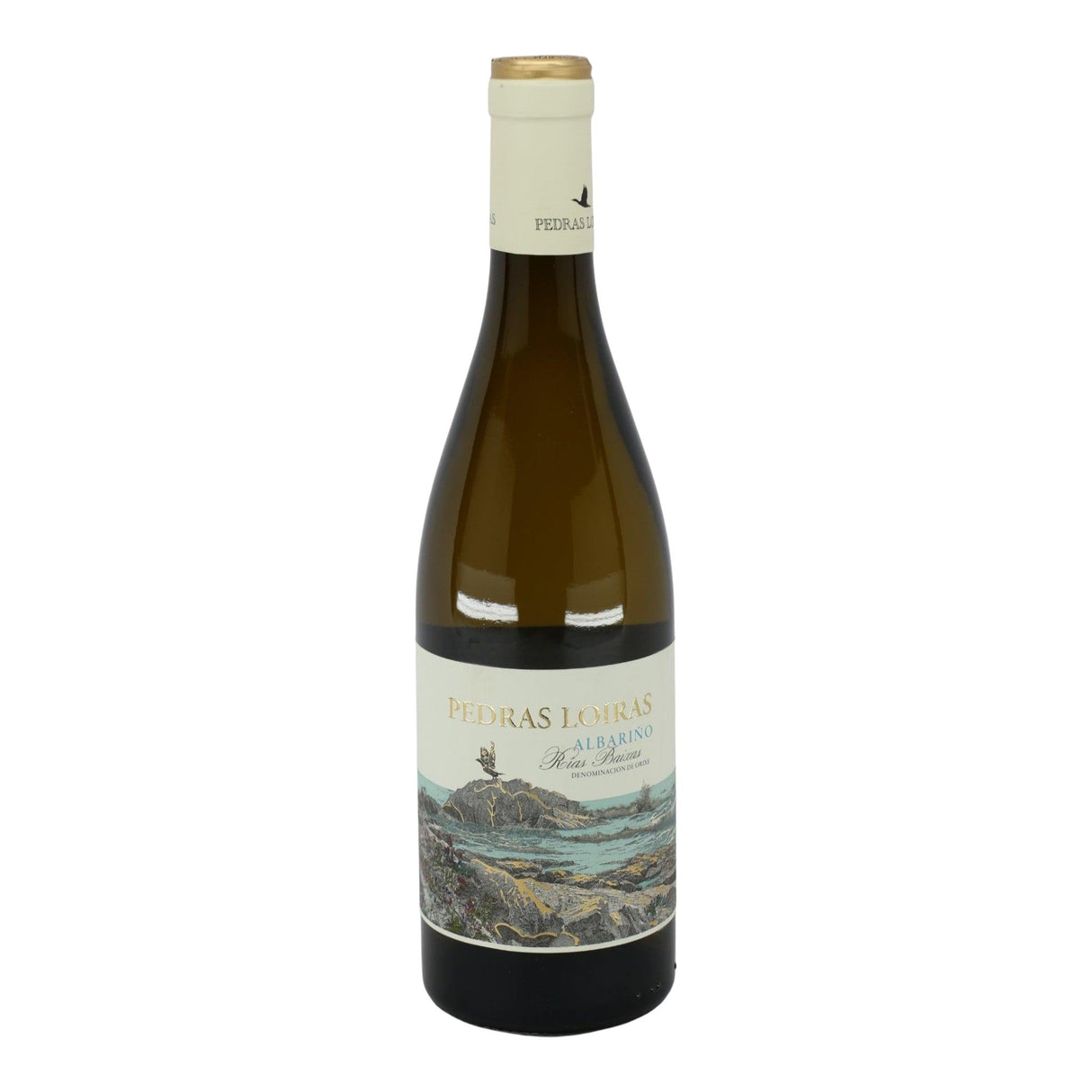 Marcos Lojo Pedras Loiras Rias Baixas Albarino 2024 white wine bottle 750mL from Spain