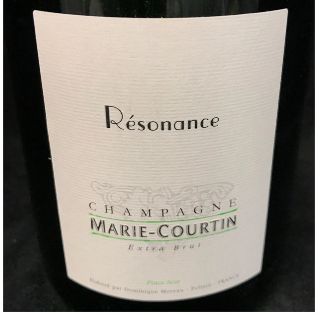 Marie Courtin Resonance Extra Brut Champagne NV bottle 750mL from France