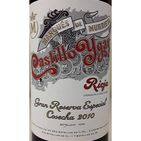 Marques de Murrieta Castillo Ygay Rioja Gran Reserva Red 2007 bottle 750mL from Spain