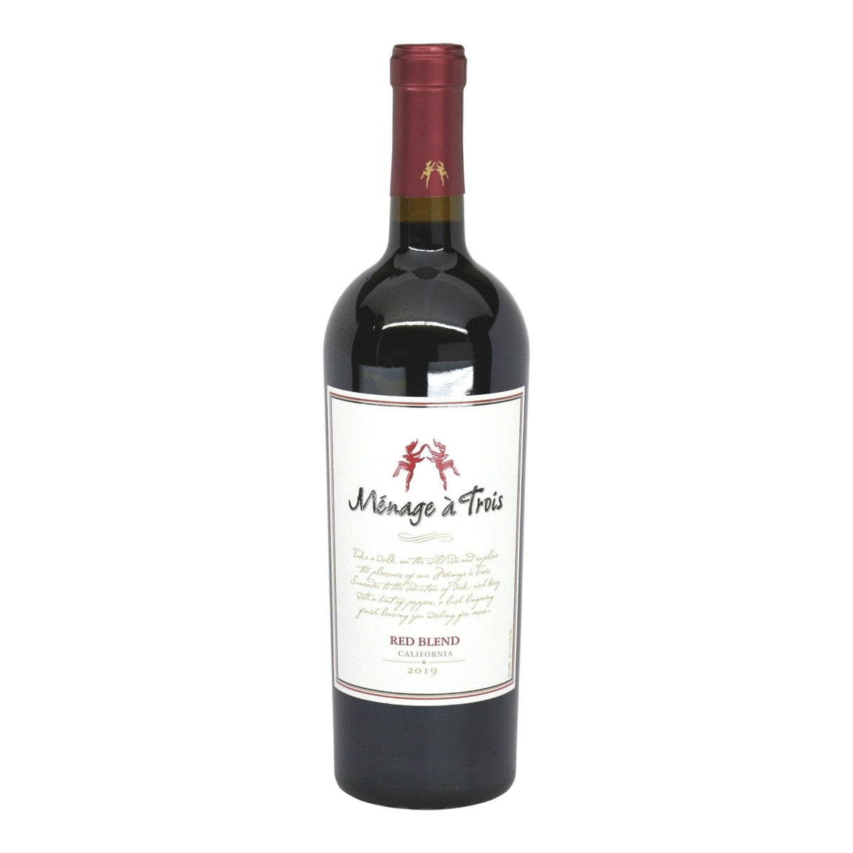 Menage a Trois Red Blend California bottle 750mL from USA