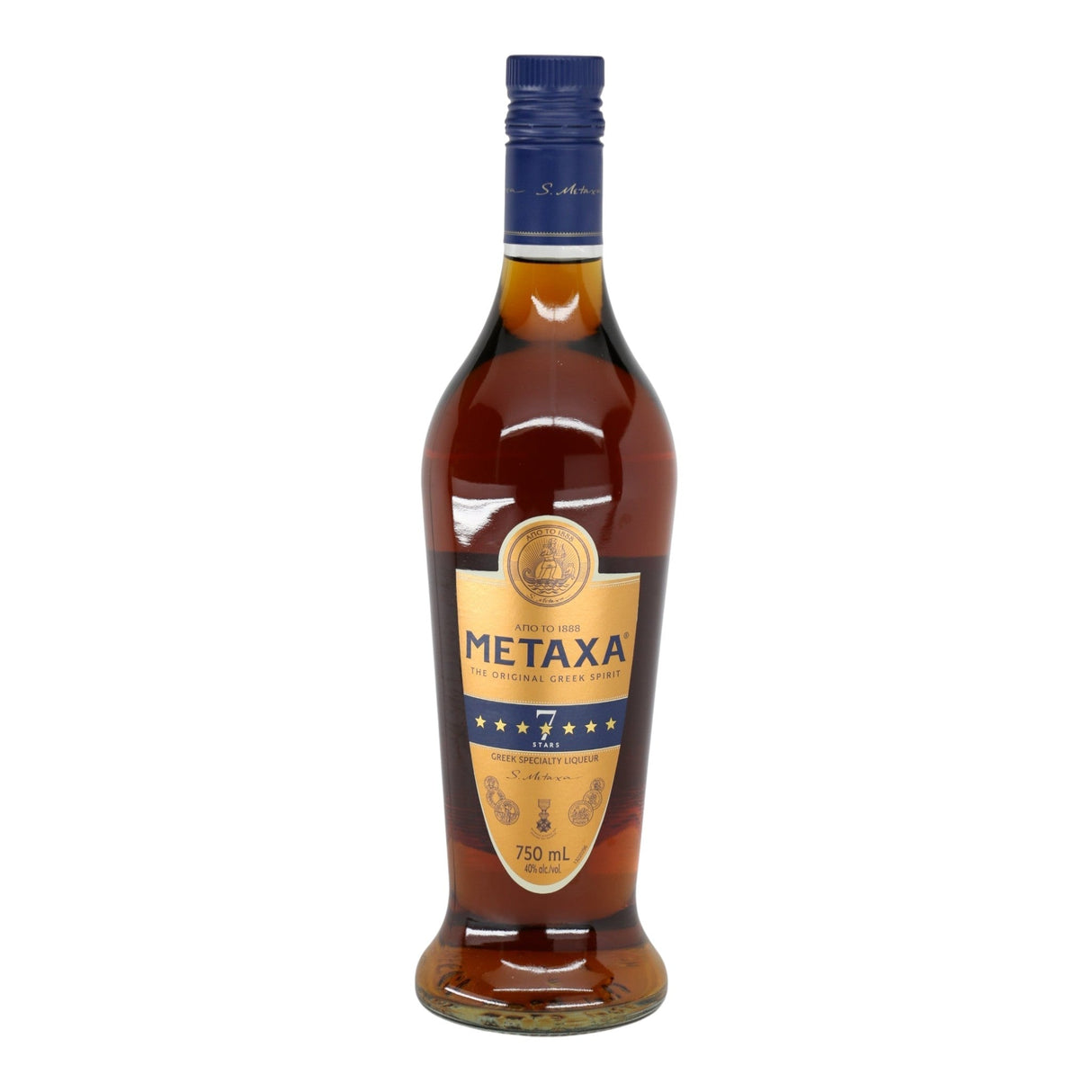 Metaxa 7 Star Brandy 750mL brandy others bottle from Greece