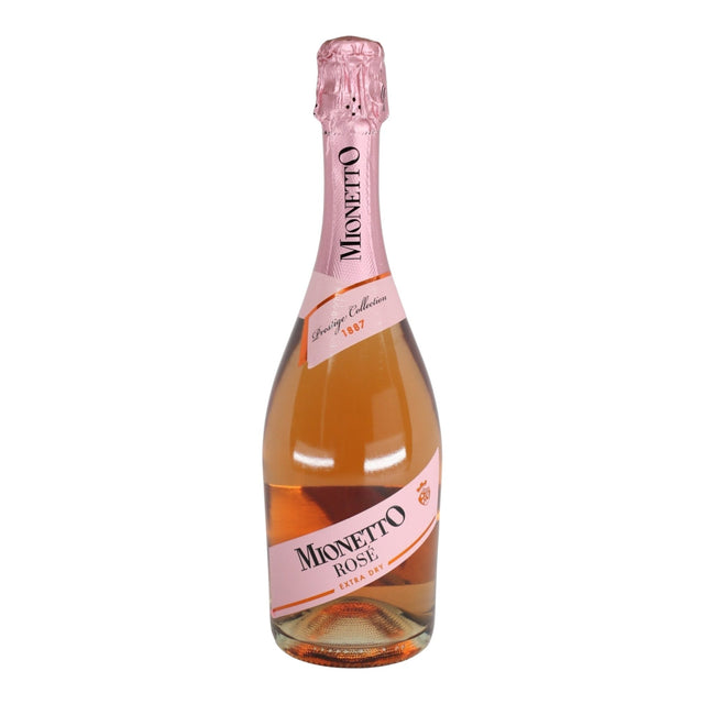Mionetto Rose Extra Dry Prestige NV sparkling wine bottle 750mL from Italy
