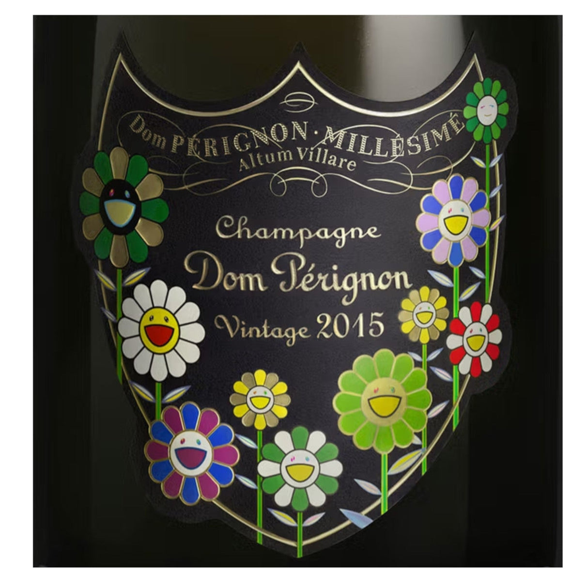 Moet & Chandon Dom Perignon Champagne Brut 2015 Gift Box Takashi Murakami bottle 750mL from France
