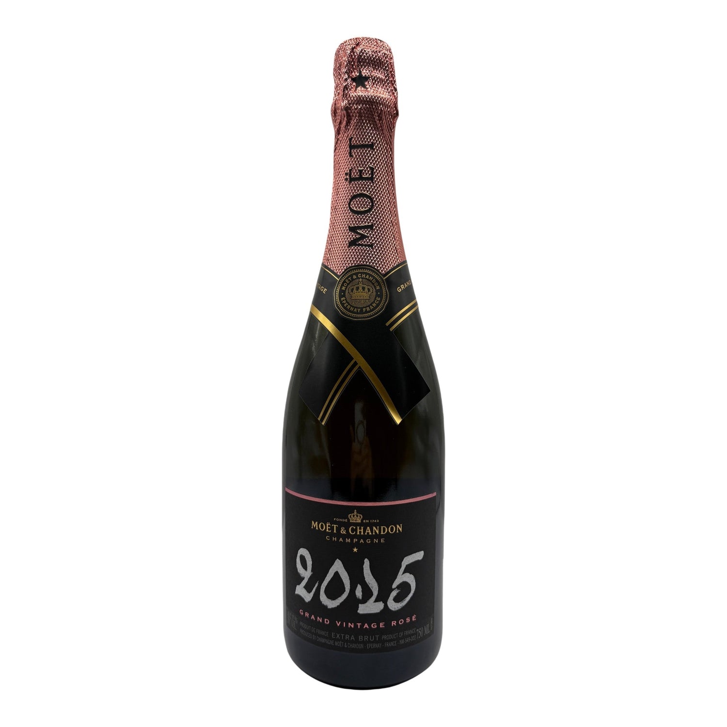 Moet et Chandon Champagne Blanc Grand Vintage 2015 bottle 750mL from France