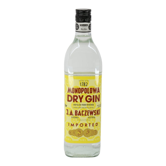 Monopolowa Gin 1.0L london dry gin bottle 1L from England