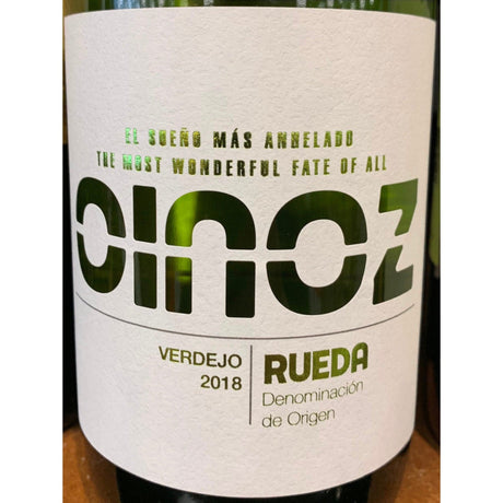 Oinoz Rueda Verdejo 2024 white wine bottle 750mL from Spain