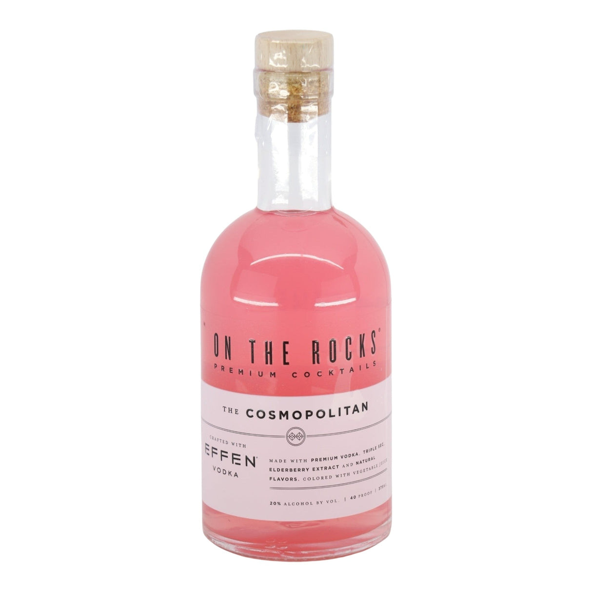 On the Rocks Effen Vodka Cosmopolitan Cocktail 375mL ready to drink cocktail bottle