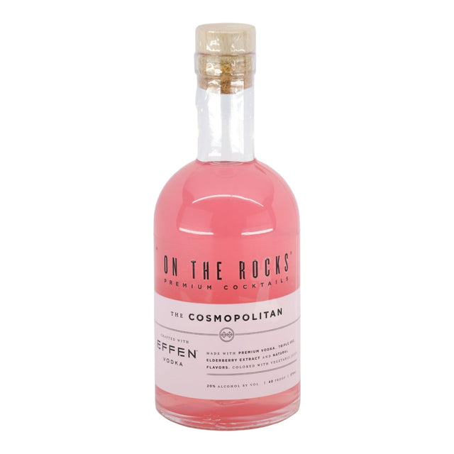 On the Rocks Effen Vodka Cosmopolitan Cocktail 375mL ready to drink cocktail bottle