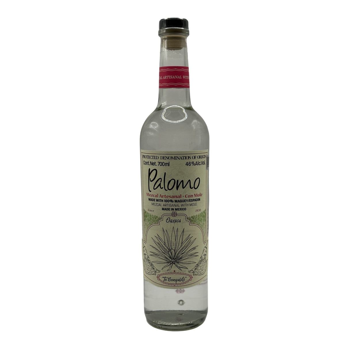 Palomo Espadin Con Mole Mezcal .700L bottle 700ml from mexico