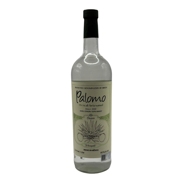 Palomo Espadin Joven Mezcal 1.0L bottle 1L from mexico