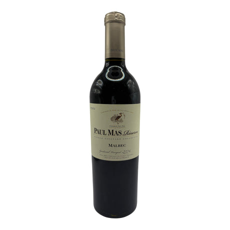 Paul Mas Estate Reserve Malbec 2024 red wine bottle 750mL from France