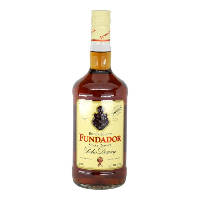 Pedro Domecq Fundador Solera Sherry Brandy 1.0L spanish brandy bottle 1L from Spain
