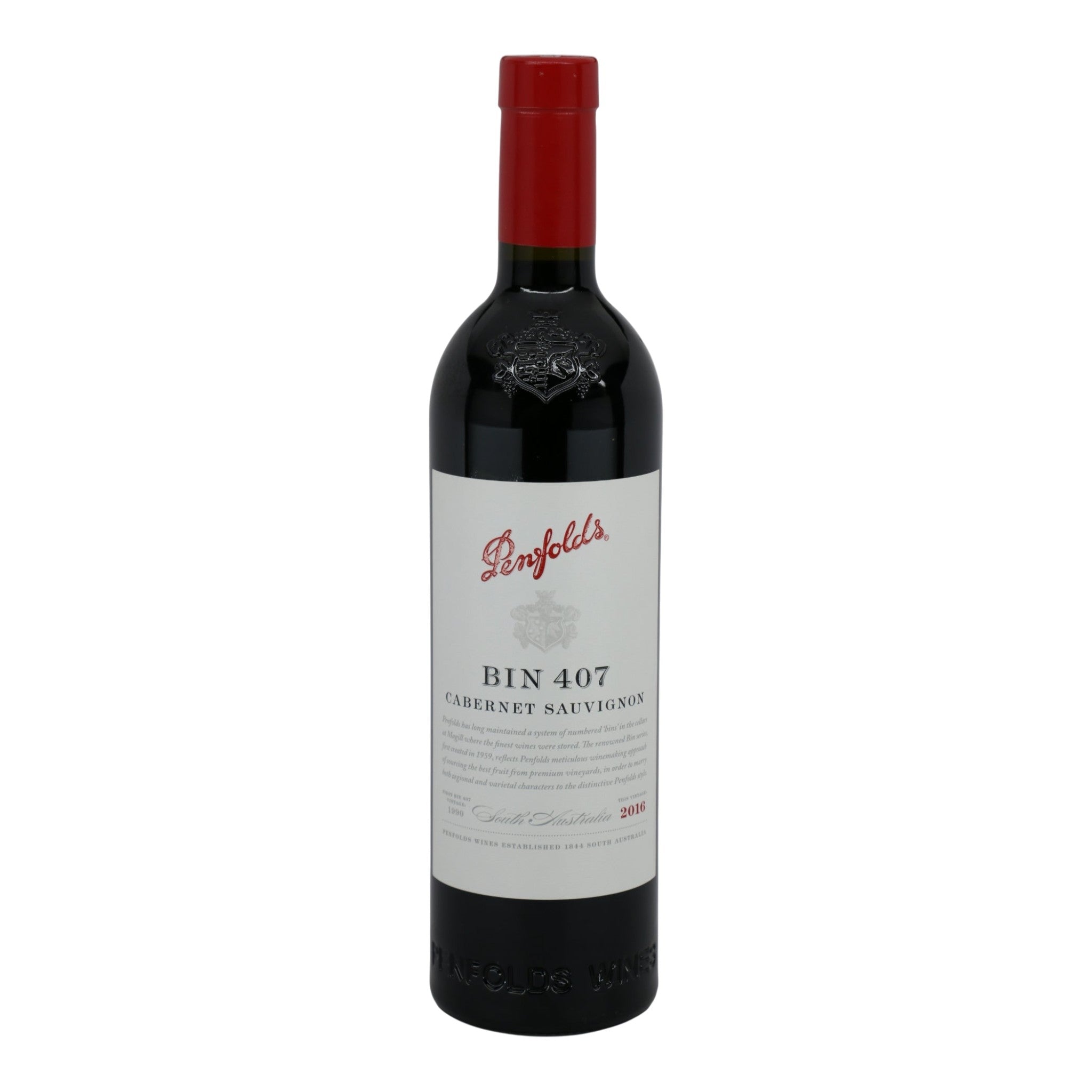 ペンフォールズ・ビン ４０７ カベルネ・ソーヴィニヨン 箱入 2019 赤ワイン Penfolds Bin 407 Cabernet Sauvignon 2019 – PJ Wine, Inc.