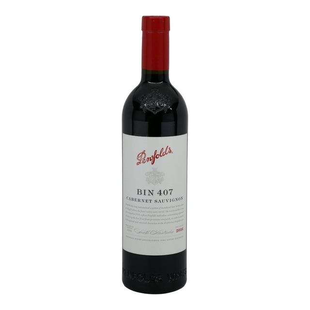 Penfolds Bin 407 Cabernet Sauvignon 2019 red wine bottle 750mL from Australia