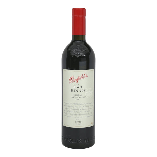 Penfolds Shiraz Bin 798 RWT 2017 red wine bottle 750mL from Australia