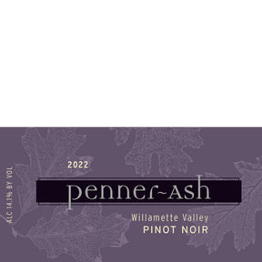 Penner Ash Willamette Valley Pinot Noir 2022 red wine bottle 750mL from USA