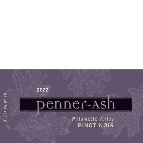 Penner Ash Willamette Valley Pinot Noir 2022 red wine bottle 750mL from USA