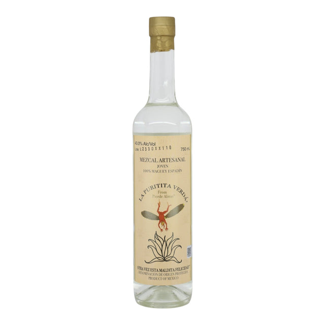 Pierde Almas La Puritita Verda Mezcal 750mL bottle from Mexico