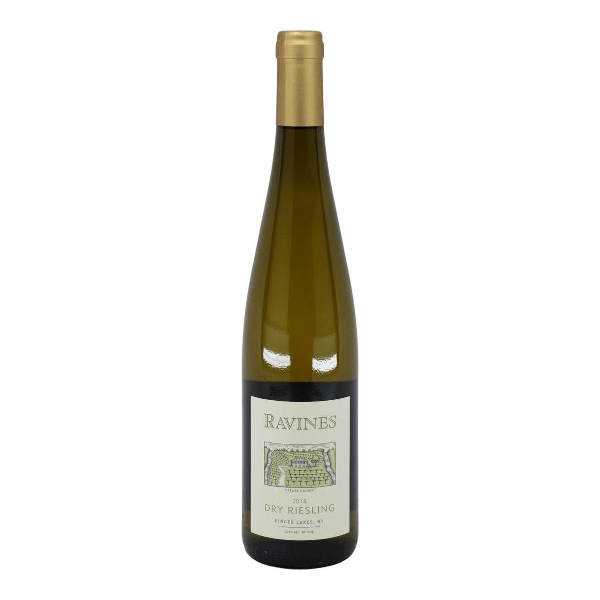 Ravines Wine Cellars Dry Riesling Finger Lakes 2022 white wine bottle 750mL from USA