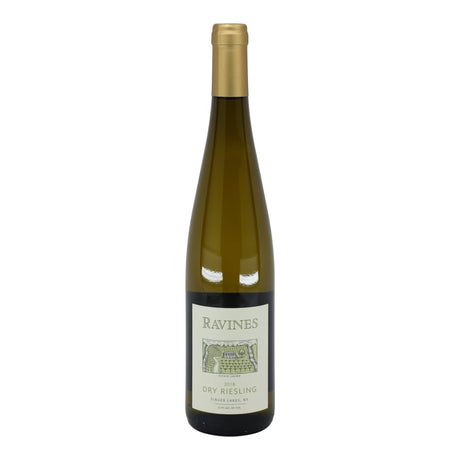 Ravines Wine Cellars Dry Riesling Finger Lakes 2022 white wine bottle 750mL from USA