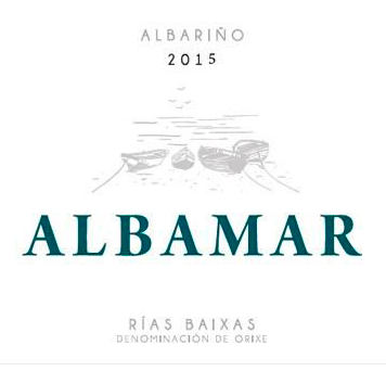 Bodegas Albamar Rias Baixas Albarino 2024 white wine bottle 750mL from Spain