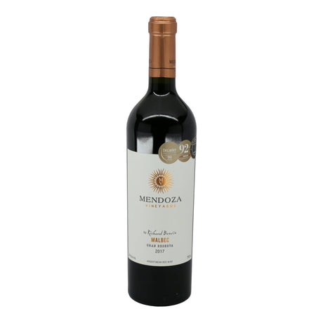 Richard Bonvin Mendoza Vineyards Gran Reserva Malbec 2021 red wine bottle 750mL from Argentina
