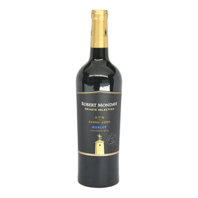 Robert Mondavi Private Sel Rum Barrel-Aged Merlot red wine bottle 750mL from USA