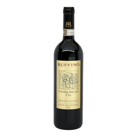 Ruffino Ducale d????? Oro Chianti Classico Riserva 2019 red wine bottle 750mL from Italy