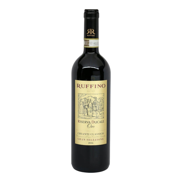 Ruffino Ducale d????? Oro Chianti Classico Riserva 2019 red wine bottle 750mL from Italy