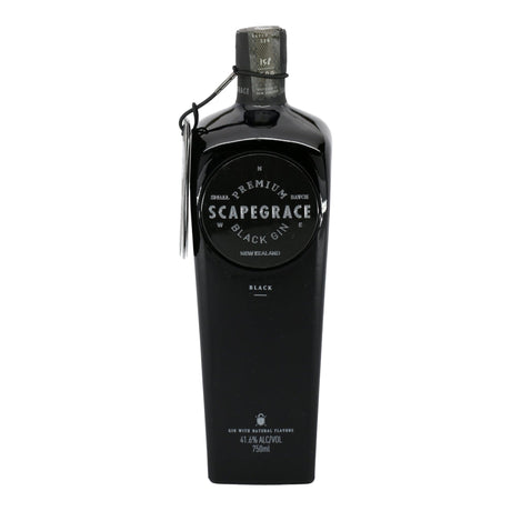 Scapegrace Black Gin 750mL bottle from New Zealand