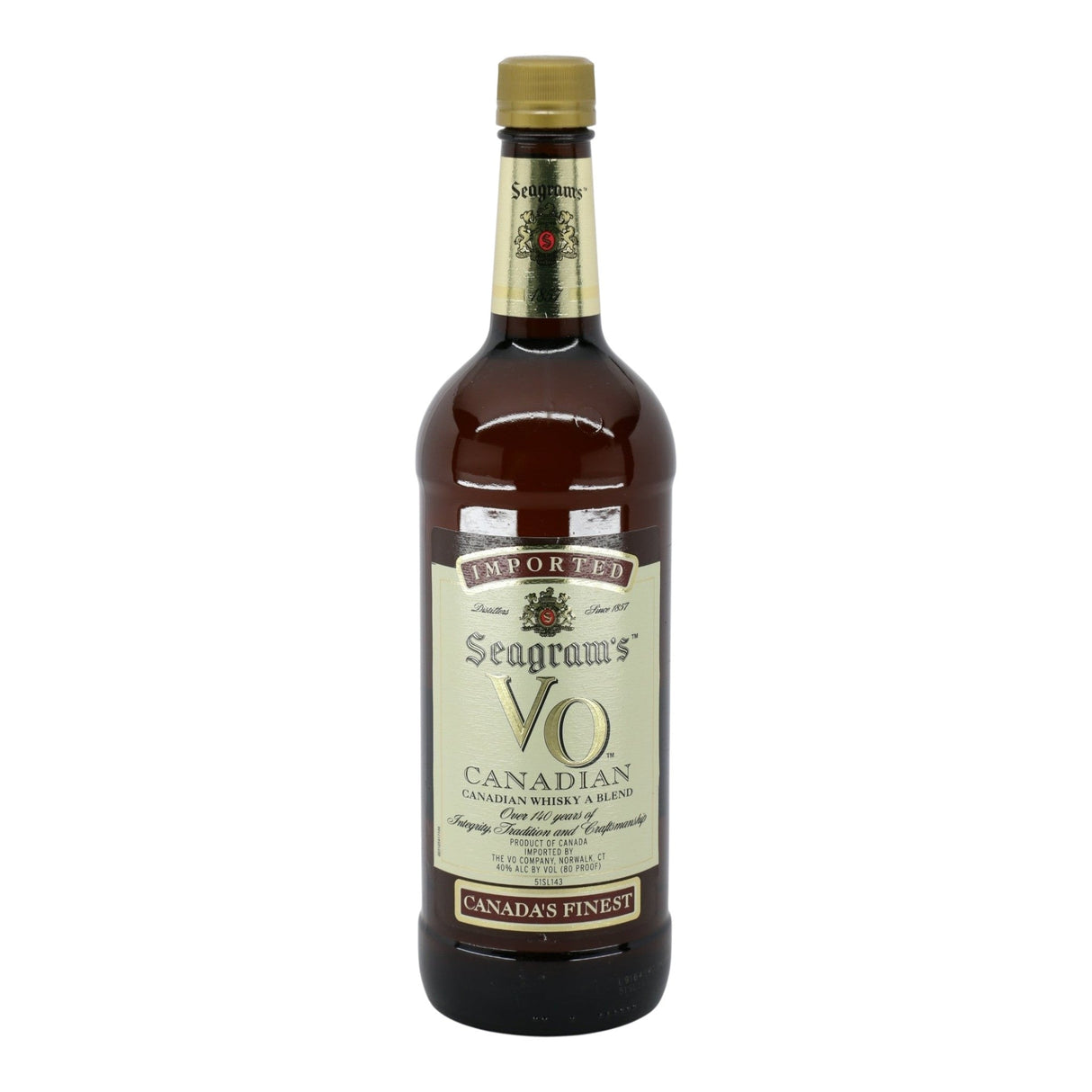 Seagrams VO Canadian Whiskey 1.0L bottle 1L from Canada