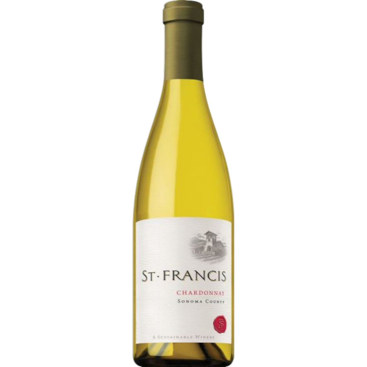 St. Francis Sonoma County Chardonnay 2023 white wine bottle 750mL from USA