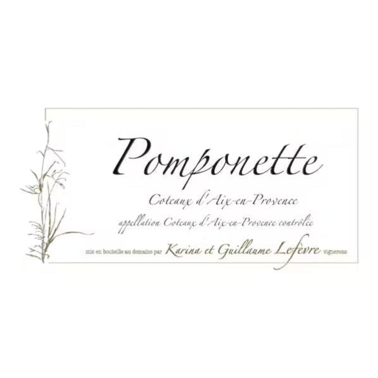 Sulauze Pomponette Rouge 2024 bottle 750mL from France