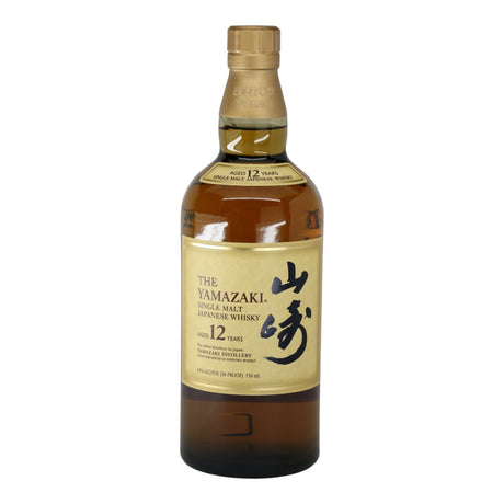 Suntory Yamazaki 12 Year Single Malt Japanese Whiskey 750mL bottle