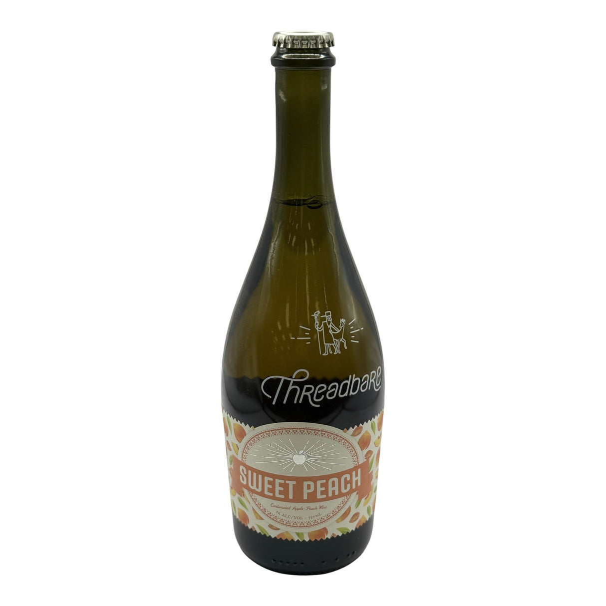 Threadbare Peach Cider NV hard cider bottle 750mL from USA
