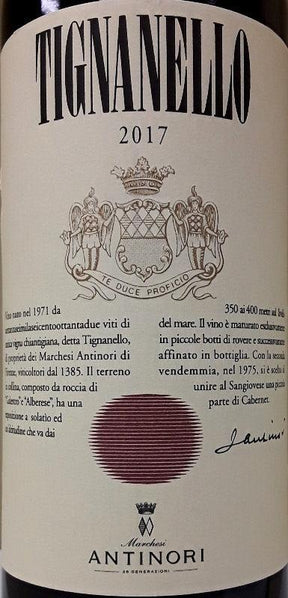 Antinori Tignanello Toscana 2021 red wine bottle 750mL from Italy