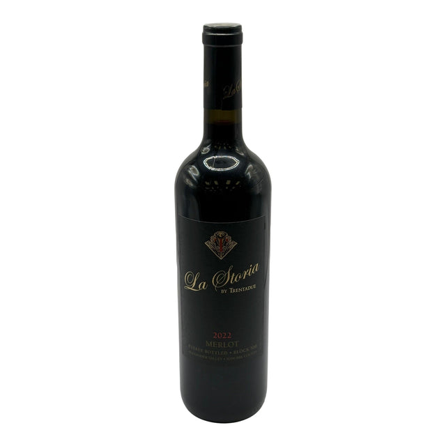 Trentadue La Storia Merlot 2022 red wine bottle 750mL from USA