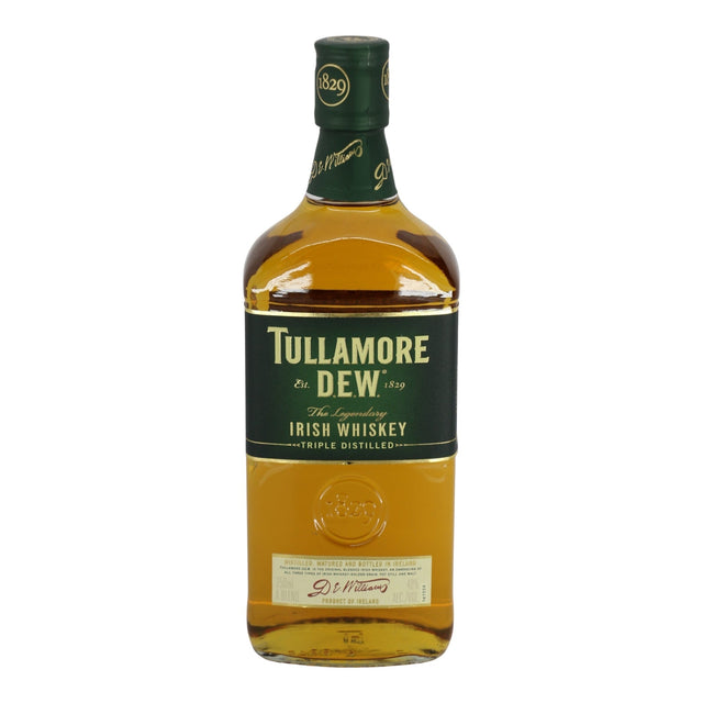 Tullamore Dew Irish Whiskey 750mL blended whisky bottle from Ireland